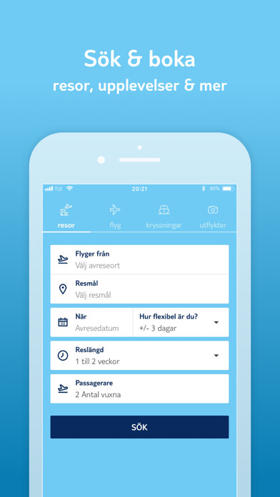 Emulate iPhone app TUI Sverige - din reseapp using MyAndroid Emulate iPhone app TUI Sverige - din reseapp using MyAndroid
