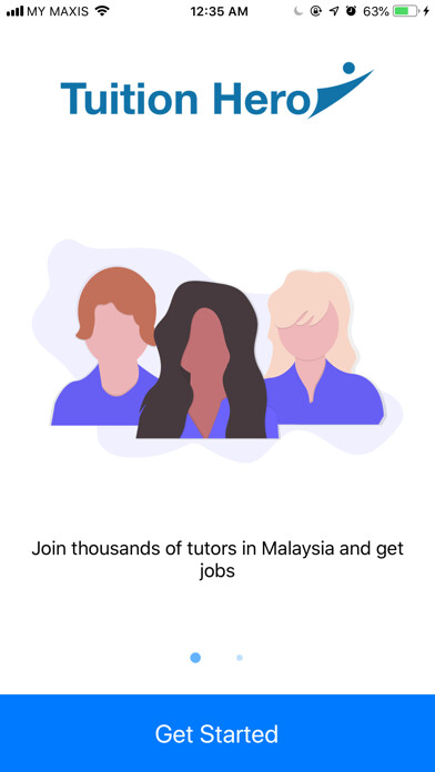 Emulate iPhone app Tuition Hero Malaysia using MyAndroid
