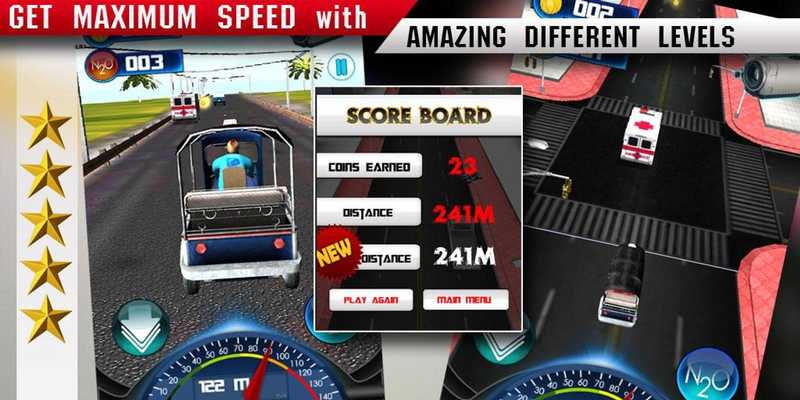 Emulate Android APK TukTuk : Crazy Taxi Racer 3D Emulate Android APK TukTuk : Crazy Taxi Racer 3D