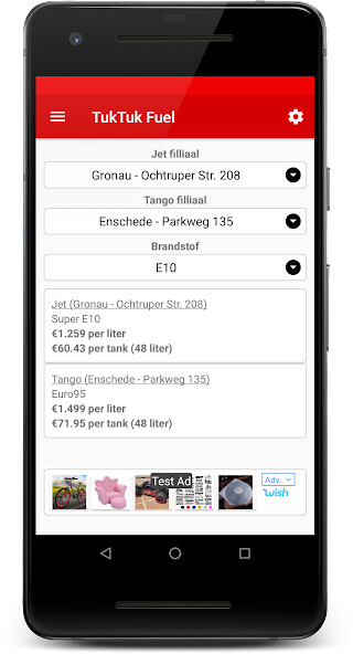Run android online APK TukTuk Fuel from MyAndroid or emulate TukTuk Fuel using MyAndroid