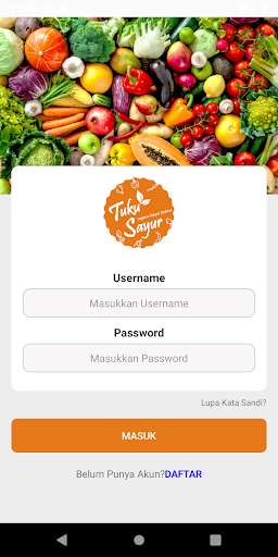 Run android online APK Tuku Sayur from MyAndroid or emulate Tuku Sayur using MyAndroid