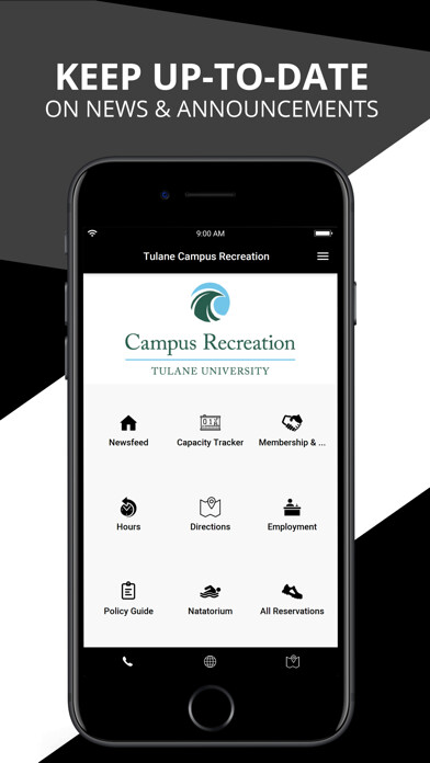 Emulate iPhone app Tulane Campus Recreation using MyAndroid Emulate iPhone app Tulane Campus Recreation using MyAndroid