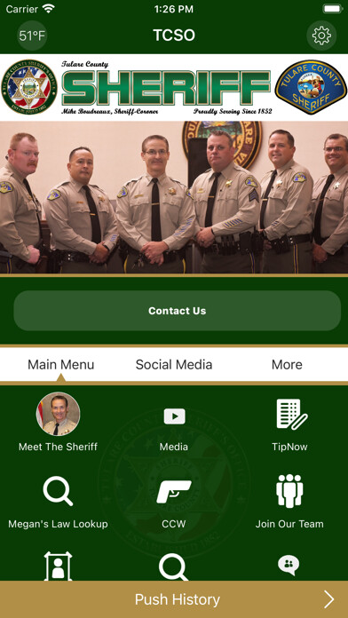 Emulate iPhone app Tulare County Sheriff using MyAndroid Emulate iPhone app Tulare County Sheriff using MyAndroid