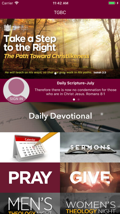 Emulate iPhone app Tulip Grove Baptist Church using MyAndroid Emulate iPhone app Tulip Grove Baptist Church using MyAndroid