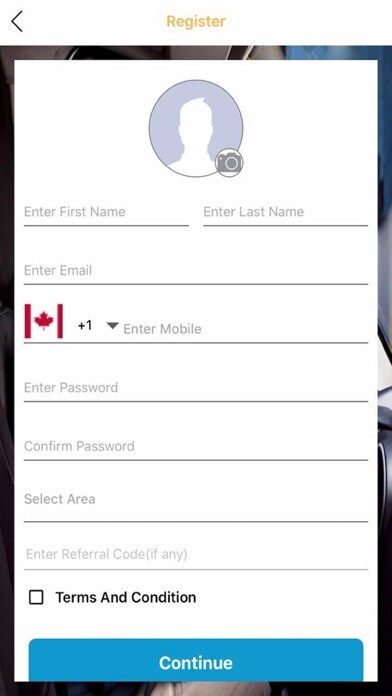Emulate iPhone app Tulip Taxi Driver using MyAndroid