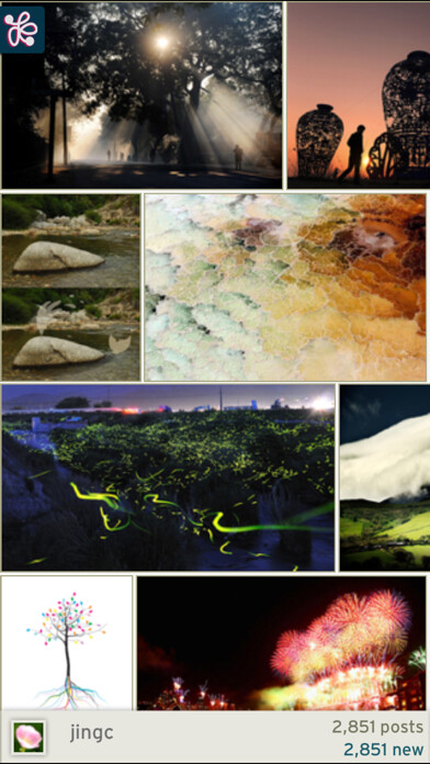 Emulate iPhone app TumbleOn - View Tumblr Images using MyAndroid