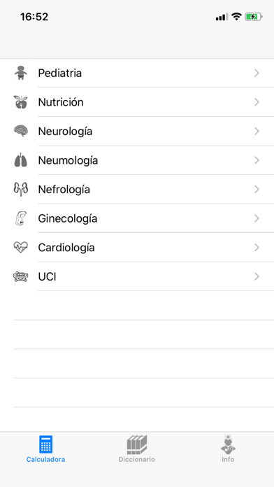 Emulate iPhone app TuMediCalc using MyAndroid