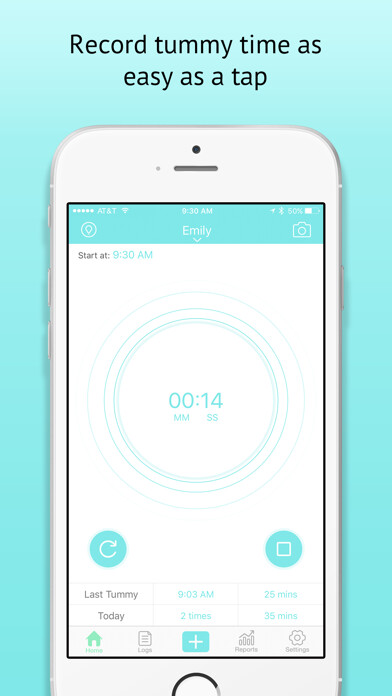 Emulate iPhone app Tummy Time Table using MyAndroid Emulate iPhone app Tummy Time Table using MyAndroid