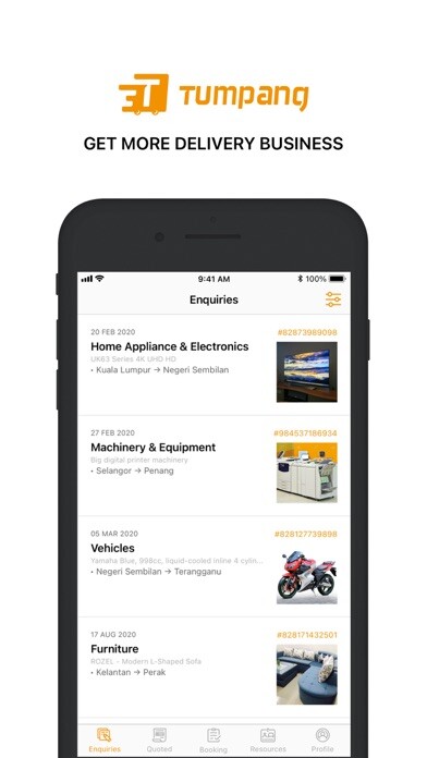 Emulate iPhone app TUMPANG App (For Transporter) using MyAndroid