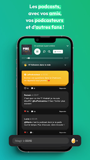 Run android online APK Tumult - Podcast et Chatrooms from MyAndroid or emulate Tumult - Podcast et Chatrooms using MyAndroid