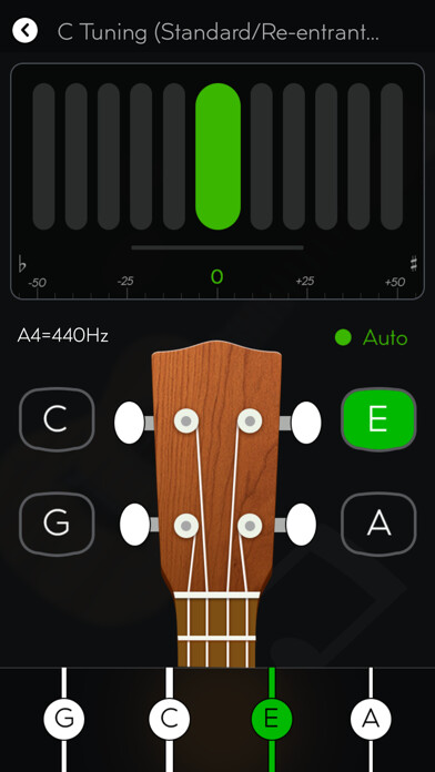 Emulate iPhone app Tunefor Ukulele tuner & chords using MyAndroid Emulate iPhone app Tunefor Ukulele tuner & chords using MyAndroid