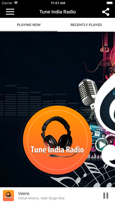 Emulate iPhone app Tune India Radio using MyAndroid Emulate iPhone app Tune India Radio using MyAndroid
