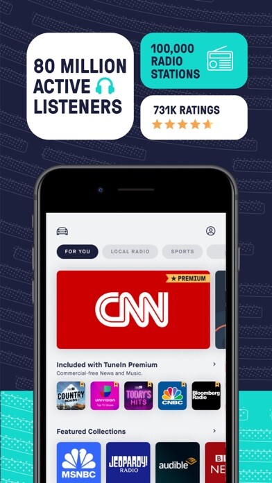 Emulate iPhone app TuneIn Radio: Music & Sports using MyAndroid Emulate iPhone app TuneIn Radio: Music & Sports using MyAndroid