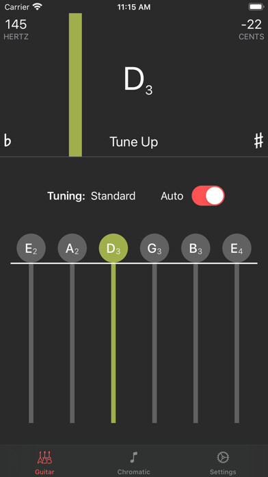 Emulate iPhone app TuneIt: Multi Instrument Tuner using MyAndroid