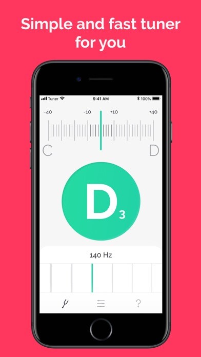 Emulate iPhone app Tuner PRO: guitar,ukulele,bass using MyAndroid