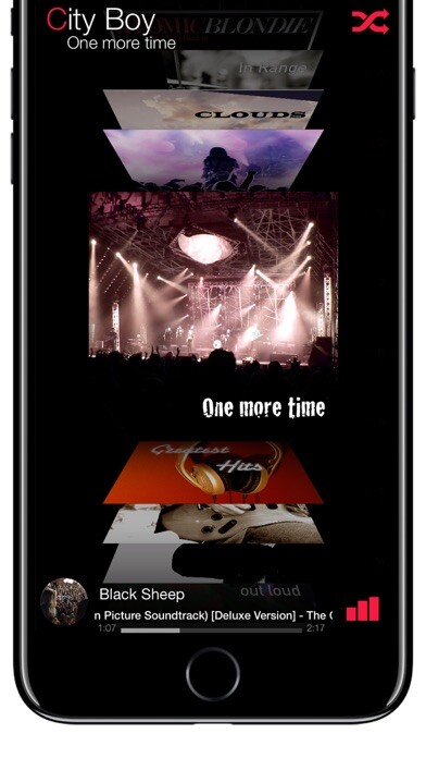 Emulate iPhone app TunesFlow - Music Player with Equalizer using MyAndroid Emulate iPhone app TunesFlow - Music Player with Equalizer using MyAndroid