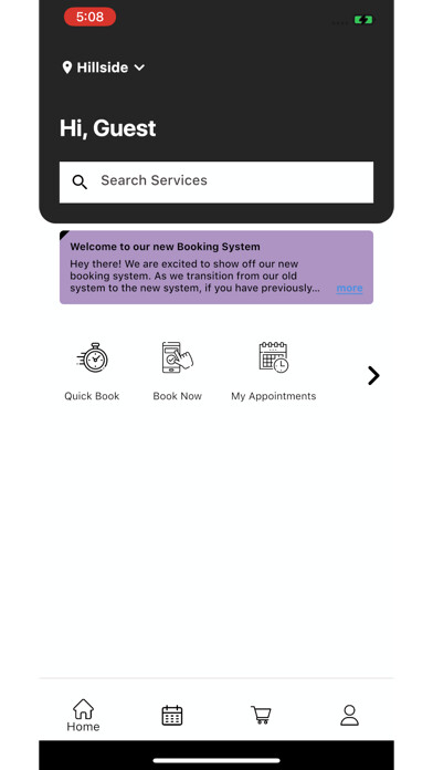 Emulate iPhone app Tune Up, The Manly Salon using MyAndroid