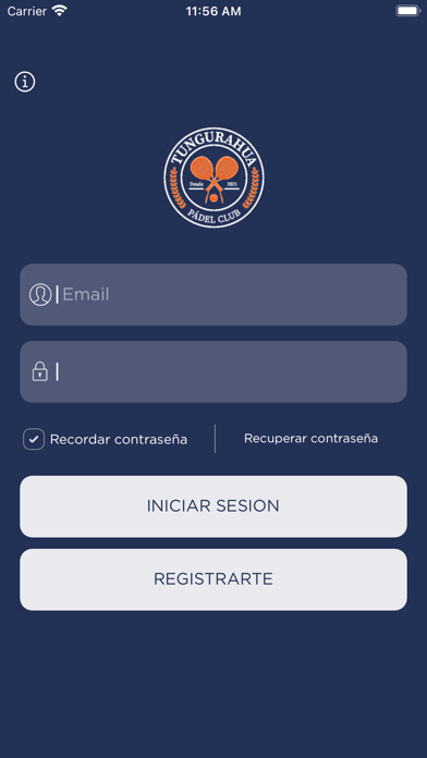 Emulate iPhone app Tungurahua Padel Club using MyAndroid Emulate iPhone app Tungurahua Padel Club using MyAndroid