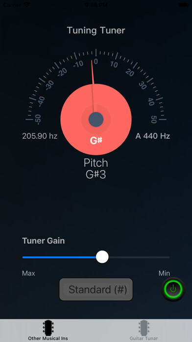 Emulate iPhone app Tuning Tuner using MyAndroid