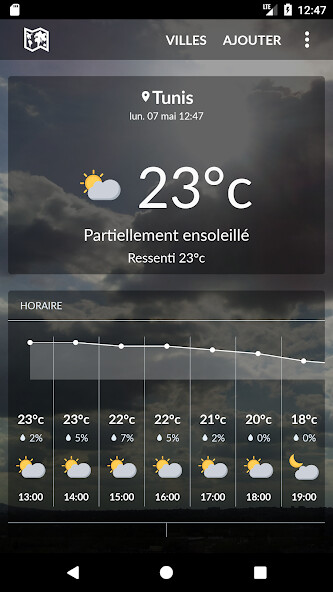 Emulate Android APK Tunisia Weather Emulate Android APK Tunisia Weather