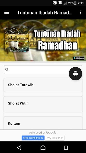 Run android online APK Tuntunan Ibadah Ramadhan from MyAndroid or emulate Tuntunan Ibadah Ramadhan using MyAndroid
