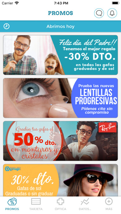 Emulate iPhone app TuÓptica#App using MyAndroid