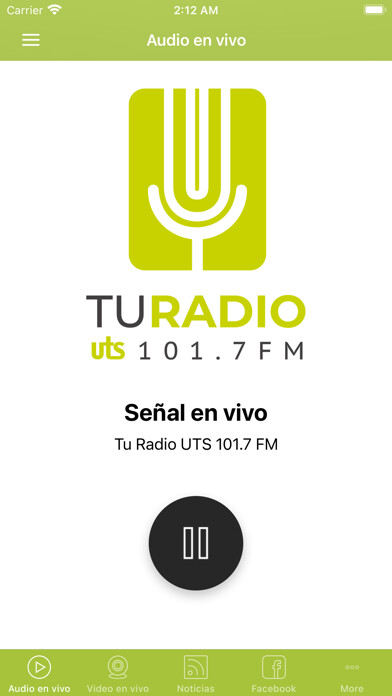 Emulate iPhone app Tu Radio UTS 101.7 FM using MyAndroid Emulate iPhone app Tu Radio UTS 101.7 FM using MyAndroid