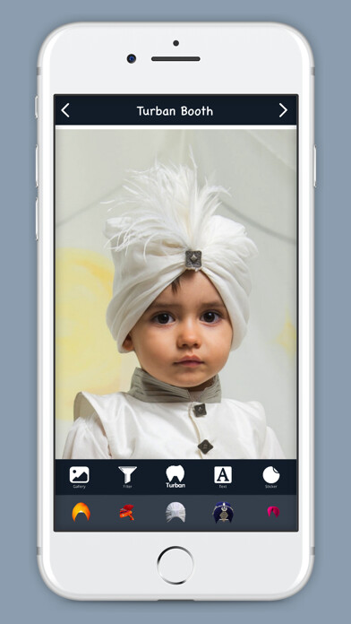 Emulate iPhone app Turban Booth Photo Editor using MyAndroid Emulate iPhone app Turban Booth Photo Editor using MyAndroid