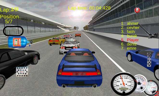 Emulate Android APK Turbo Car Racing Game 3D