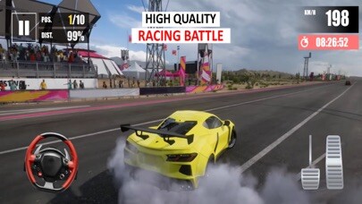 Emulate iPhone app Turbo Max Racing using MyAndroid