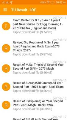 Emulate Android APK TU Result - IOE