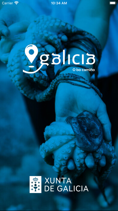 Emulate iPhone app Turismo de Galicia using MyAndroid