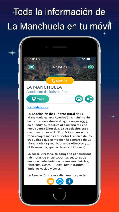 Emulate iPhone app Turismo Rural de La Manchuela using MyAndroid Emulate iPhone app Turismo Rural de La Manchuela using MyAndroid