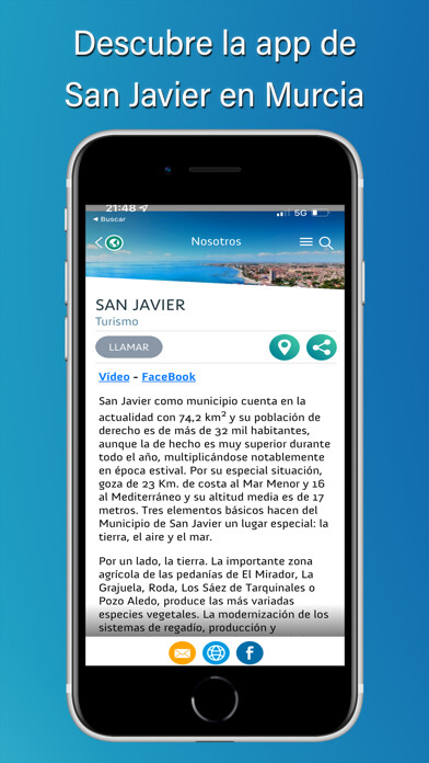 Emulate iPhone app Turismo San Javier using MyAndroid Emulate iPhone app Turismo San Javier using MyAndroid
