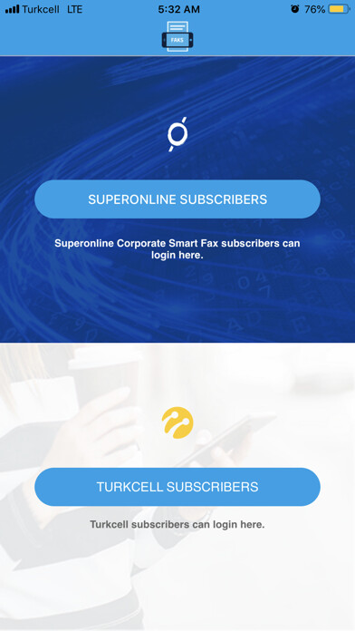 Emulate iPhone app Turkcell Akıllı Faks using MyAndroid