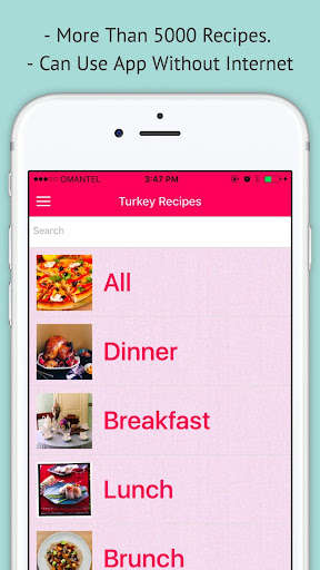 Run android online APK Turkey Recipes - Offline Recipe for Turkey from MyAndroid or emulate Turkey Recipes - Offline Recipe for Turkey using MyAndroid