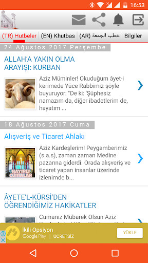 Run android online APK Turkey Religious Friday Hutbeleri from MyAndroid or emulate Turkey Religious Friday Hutbeleri using MyAndroid Run android online APK Turkey Religious Friday Hutbeleri from MyAndroid or emulate Turkey Religious Friday Hutbeleri using MyAndroid