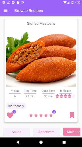 Emulate Android APK Turkish Cuisine
