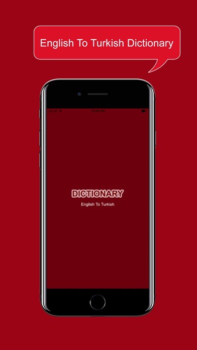 Emulate iPhone app Turkish Dictionary: English to Turkish using MyAndroid