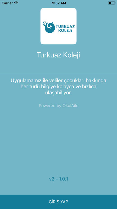 Emulate iPhone app Turkuaz Koleji using MyAndroid