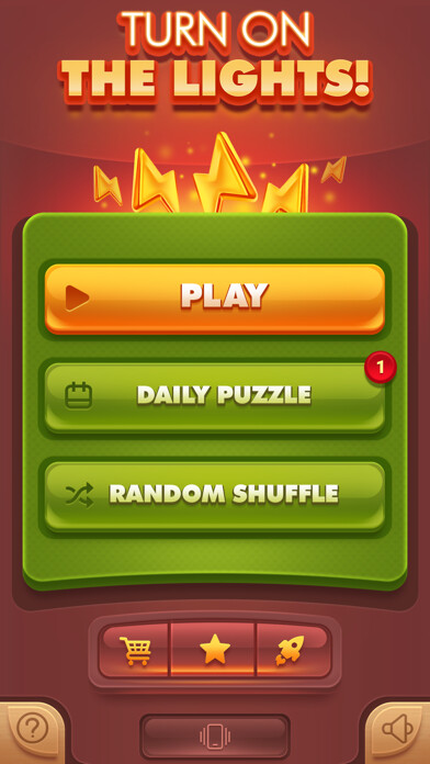 Emulate iPhone app Turn on the lights! Brain Game using MyAndroid Emulate iPhone app Turn on the lights! Brain Game using MyAndroid
