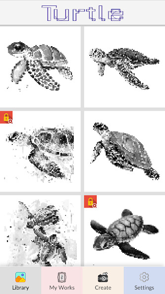 Run android online APK Turtle Pixel Number from MyAndroid or emulate Turtle Pixel Number using MyAndroid