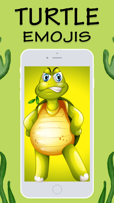 Emulate iPhone app Turtles Emojis using MyAndroid