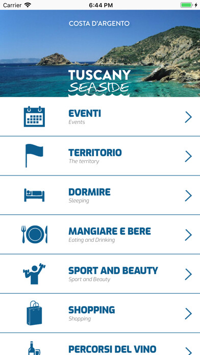 Emulate iPhone app Tuscany Seaside using MyAndroid Emulate iPhone app Tuscany Seaside using MyAndroid