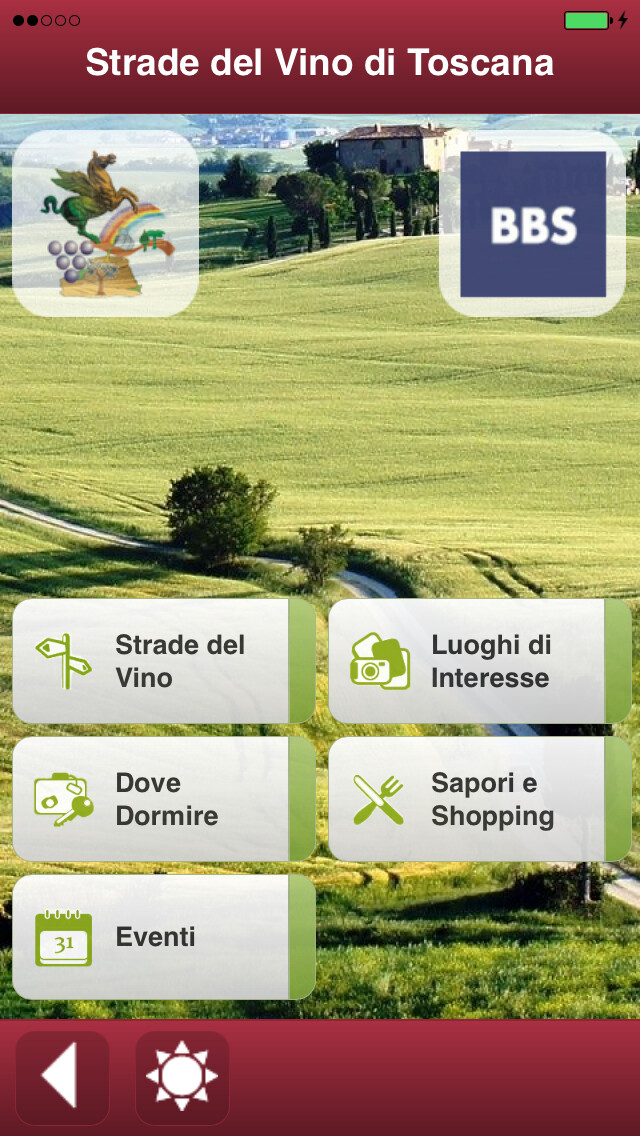 Emulate iPhone app Tuscany Wine Roads using MyAndroid Emulate iPhone app Tuscany Wine Roads using MyAndroid