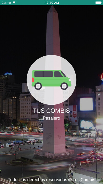 Emulate iPhone app TUS COMBIS PASAJERO using MyAndroid