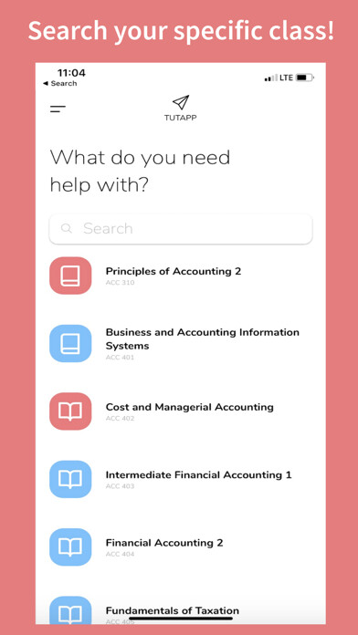 Emulate iPhone app TutApp - The Tutoring App using MyAndroid