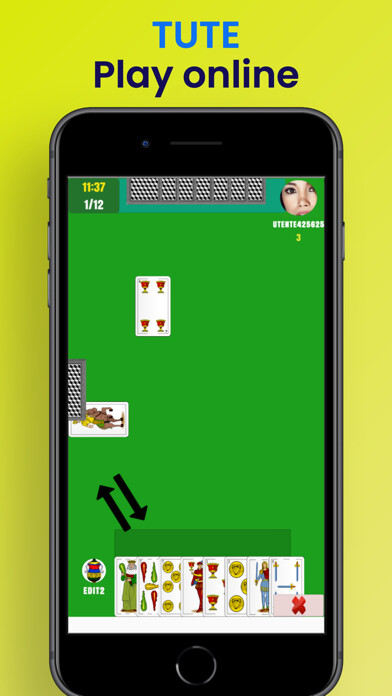 Emulate iPhone app Tute online - Play cards using MyAndroid