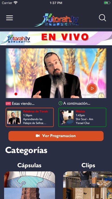 Emulate iPhone app Tutorah.Tv using MyAndroid
