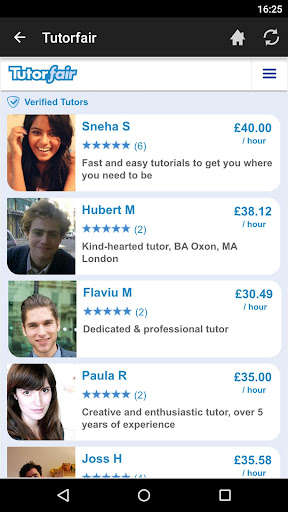Run android online APK Tutorfair from MyAndroid or emulate Tutorfair using MyAndroid